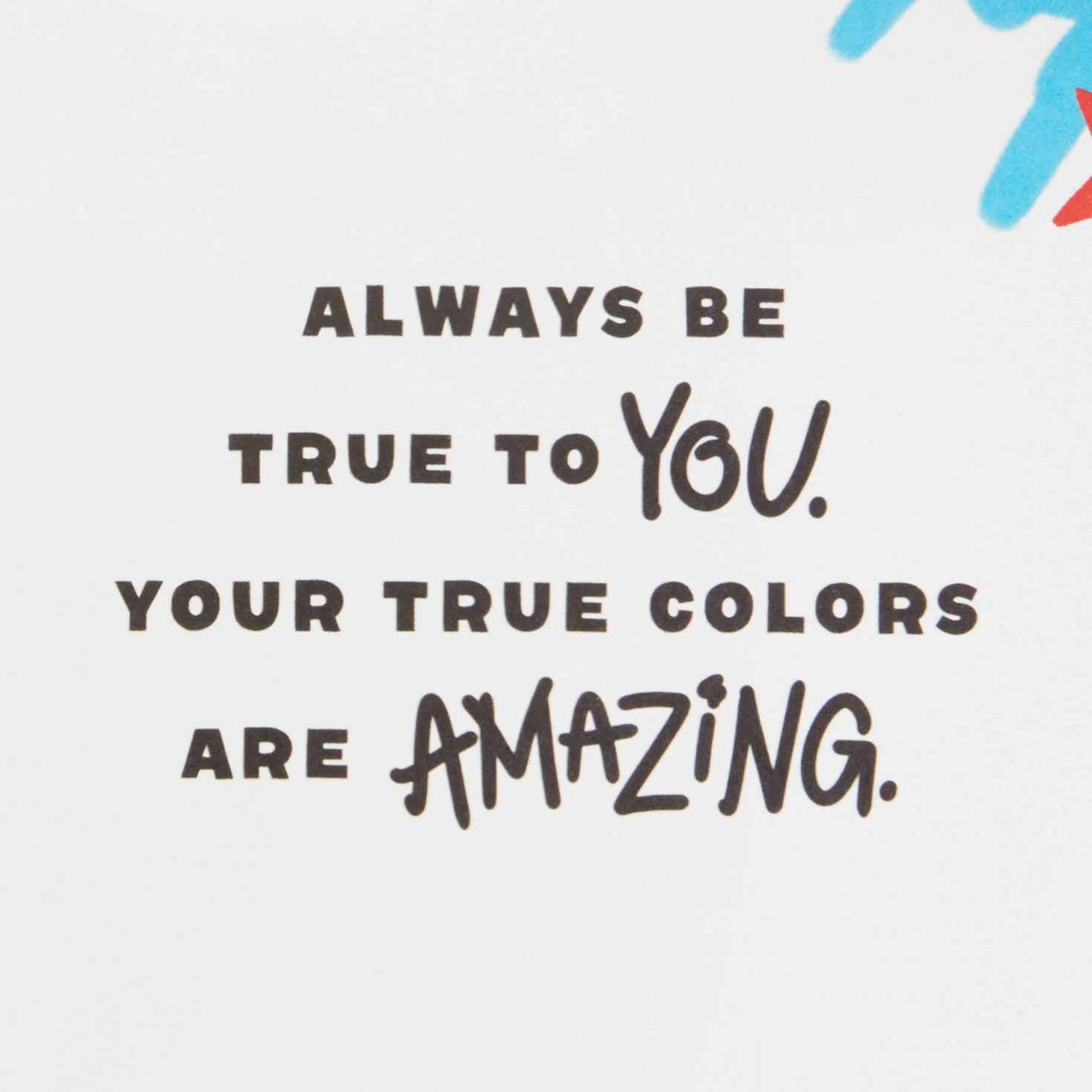 Orange, Blue and Red Doodles Disney Mickey Mouse Birthday Card Sentiment image number 2