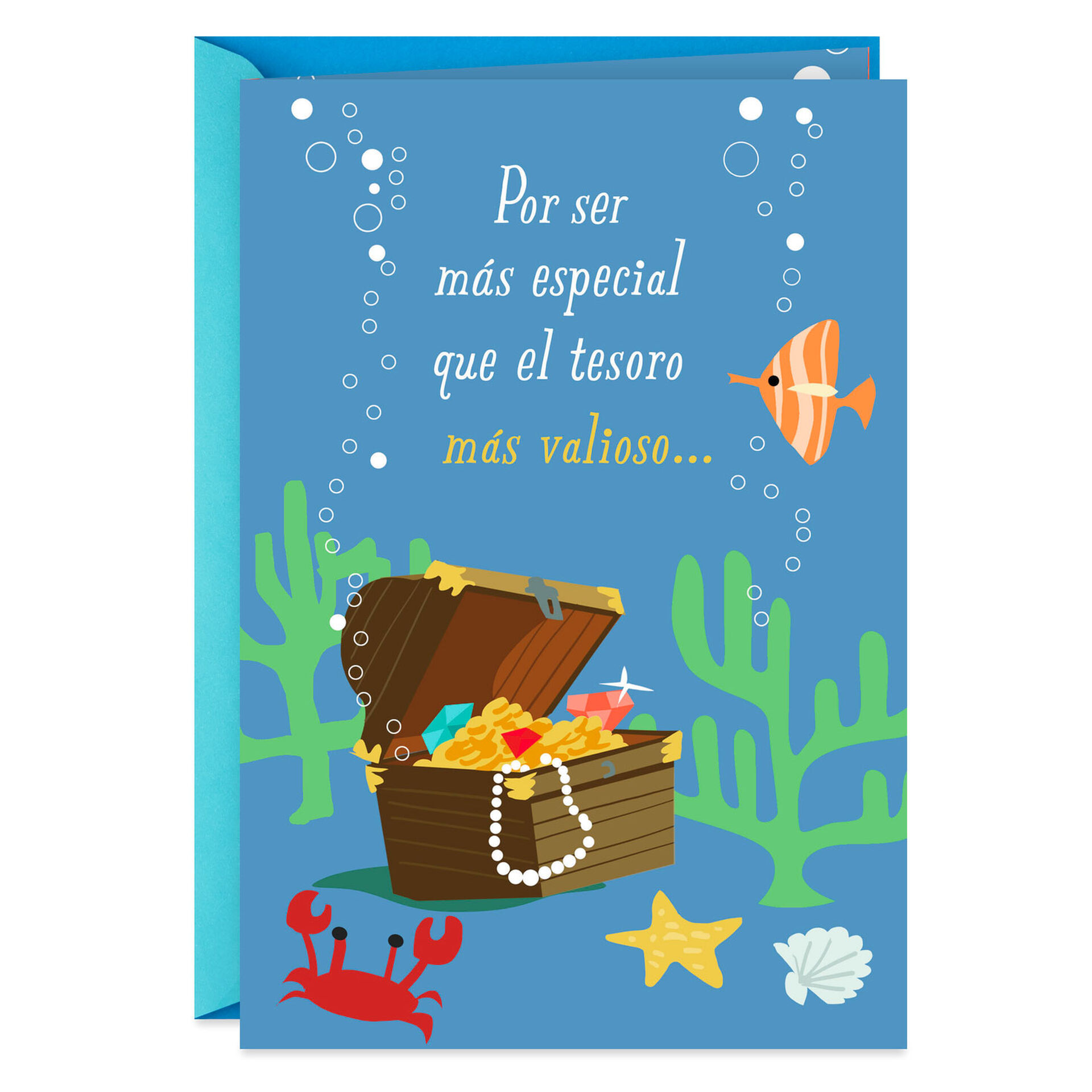 Treasure Chest Spanish Language Musical Birthday Card Greeting Cards Hallmark