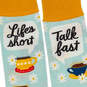 Gilmore Girls Life's Short, Talk Fast Crew Socks, , large image number 3