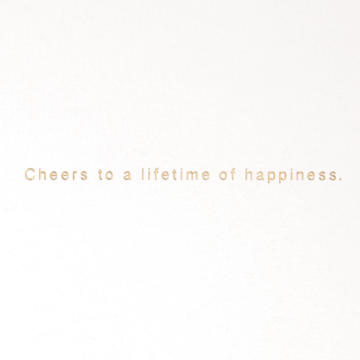 Gold Champagne Glass Tower Wedding Congrats Card Sentiment  image number 2