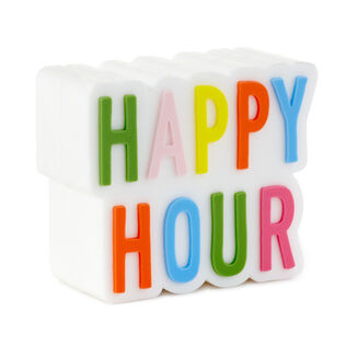 Charmers Happy Hour Silicone Charm, 1.3" H