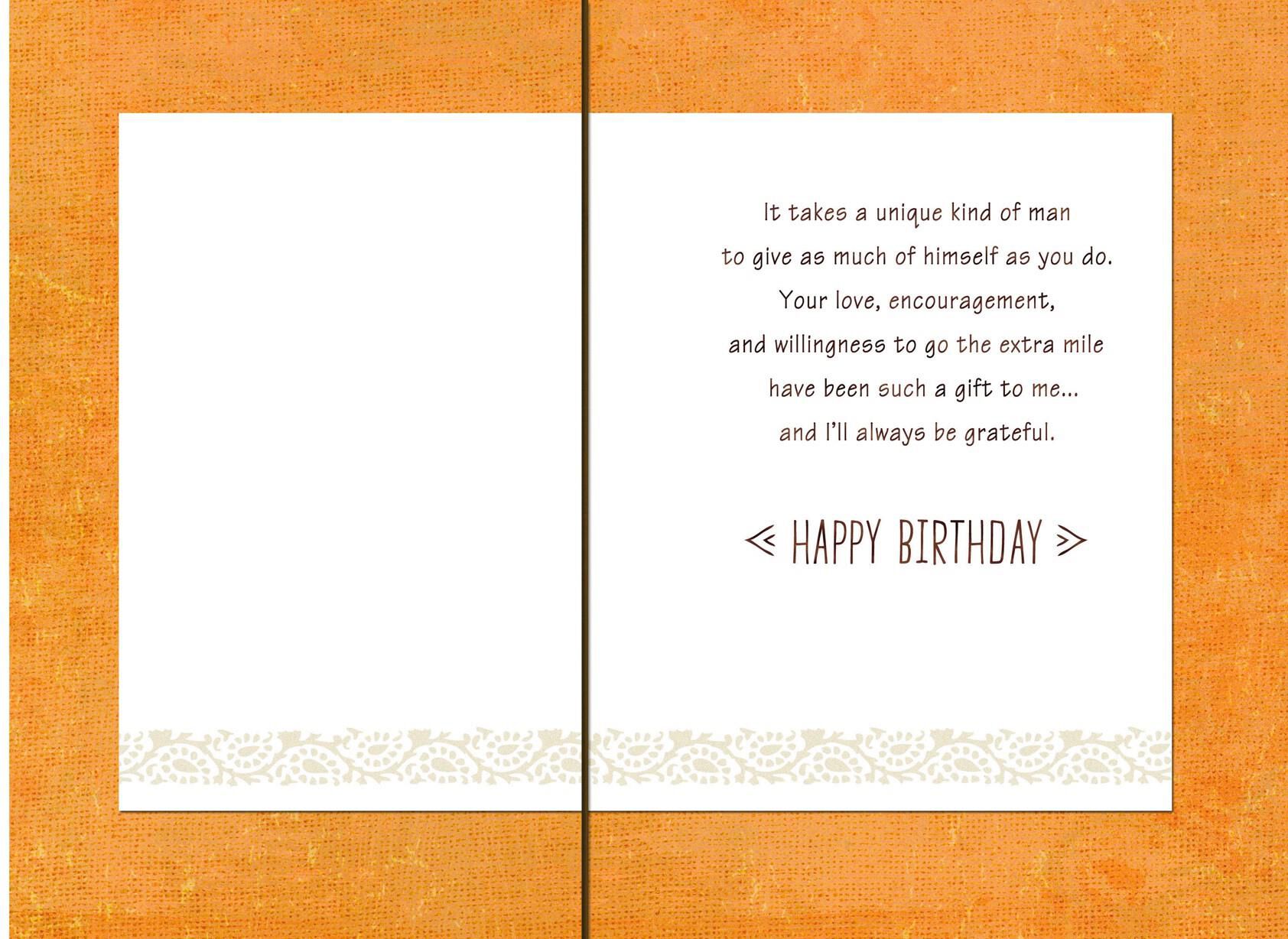 Coastline Happy Birthday Card for Someone Like a Dad