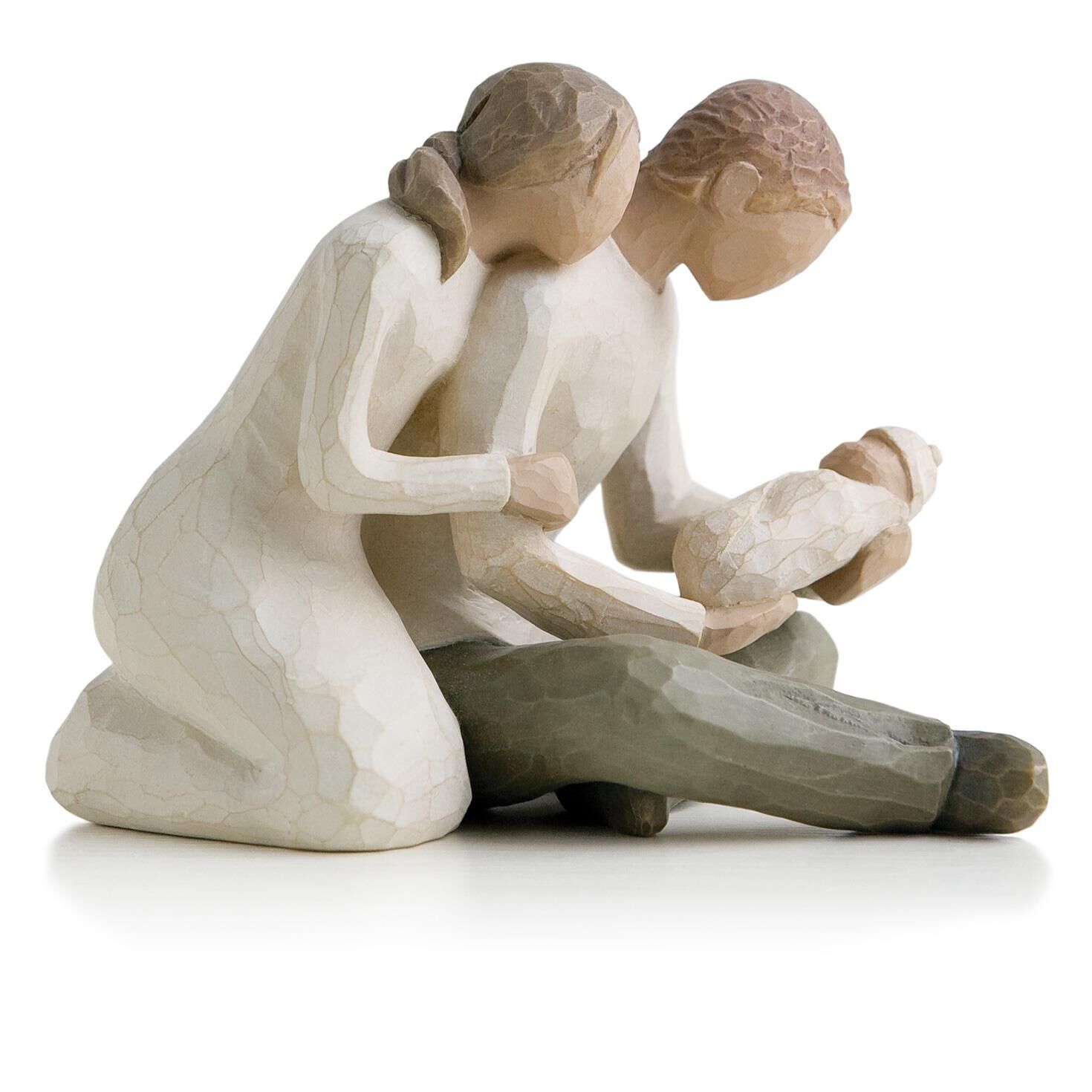Willow Tree Figurine Our Gift Mum Dad & Baby NEW