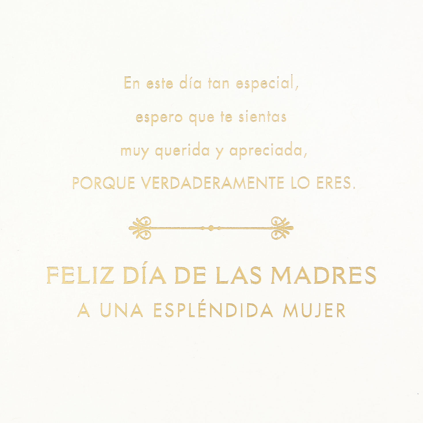 Bird and Flowers Religious Spanish Mother's Day Card Sentiment image number 2
