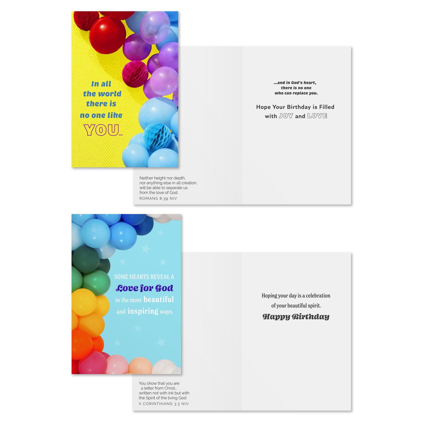 Balloons DaySpring Birthday Cards Assortment Card Front with Sentiment image number 4