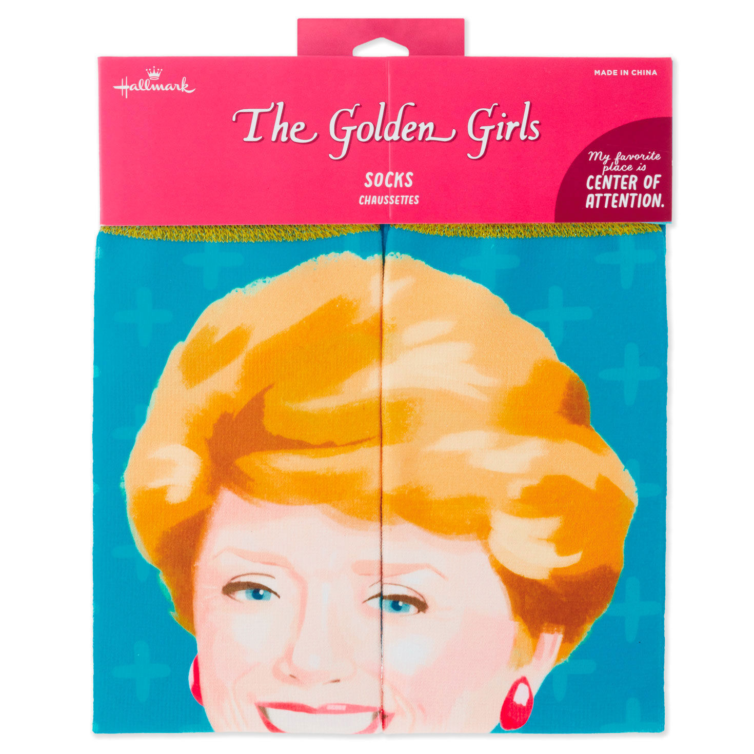 Golden Girls Blanche Funny Novelty Crew Socks  image number 4