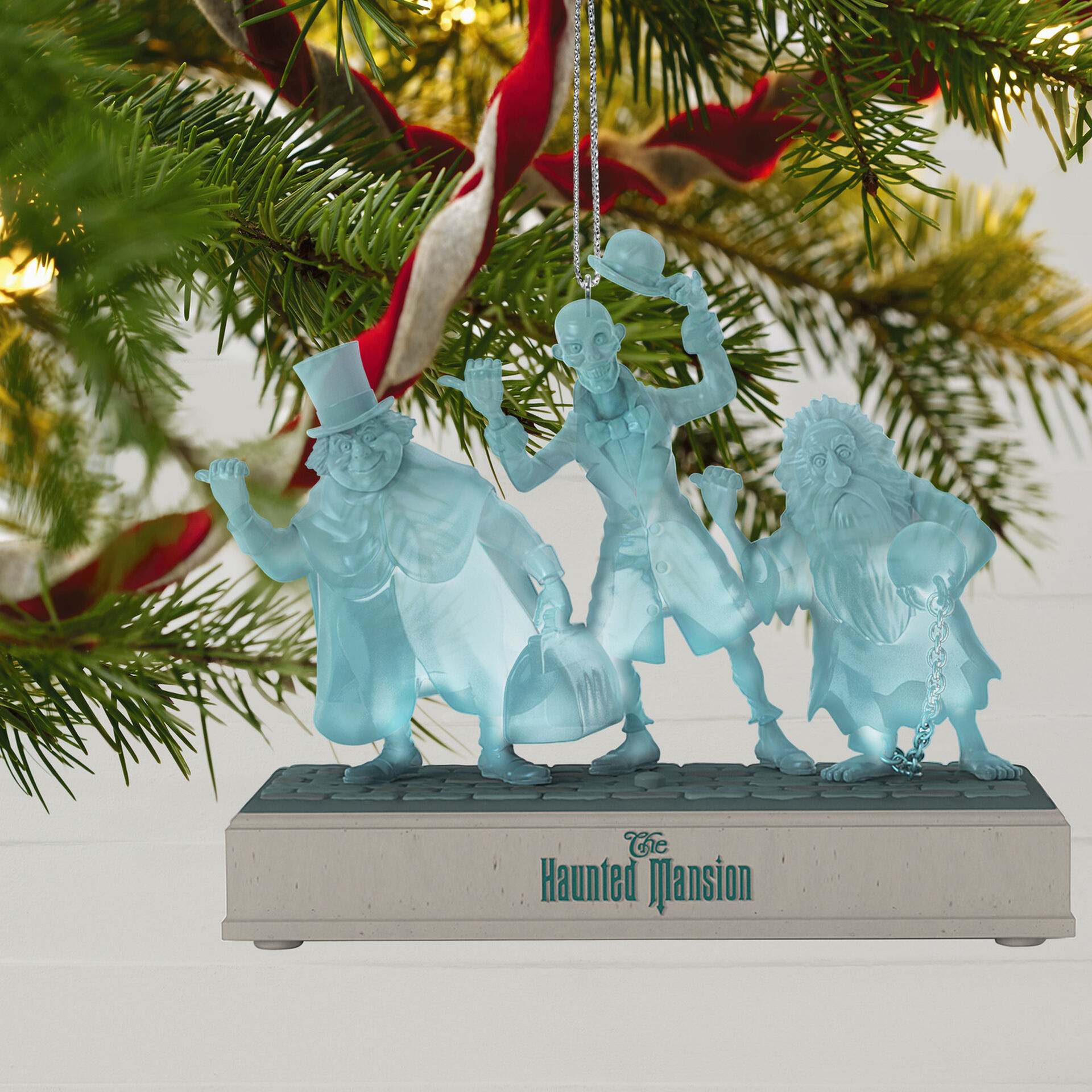 Disney The Haunted Mansion Hitchhiking Ghosts Musical Ornament With Light Keepsake Ornaments Hallmark
