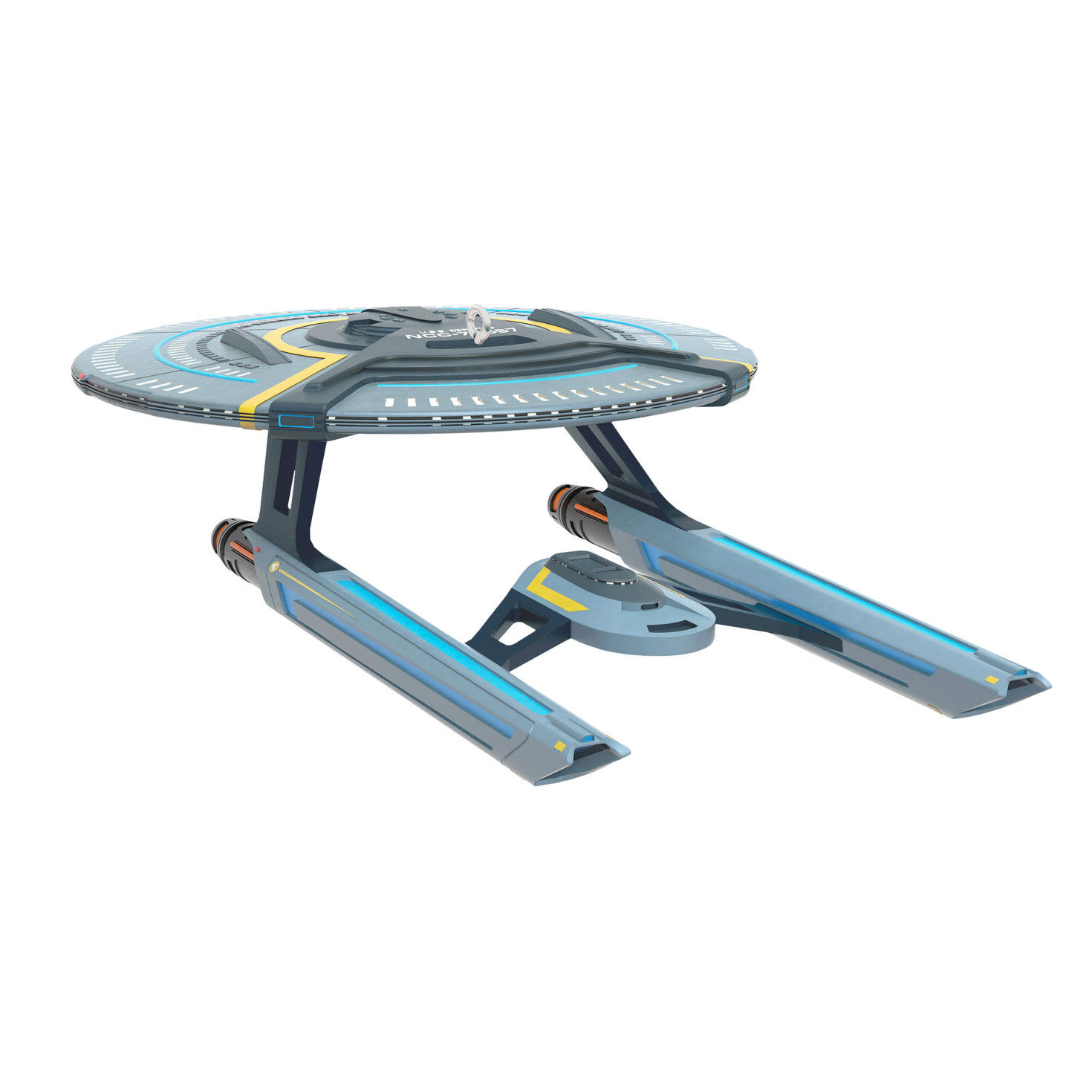 Star Trek: Lower Decks Spaceship Keepsake Ornament Back image number 6