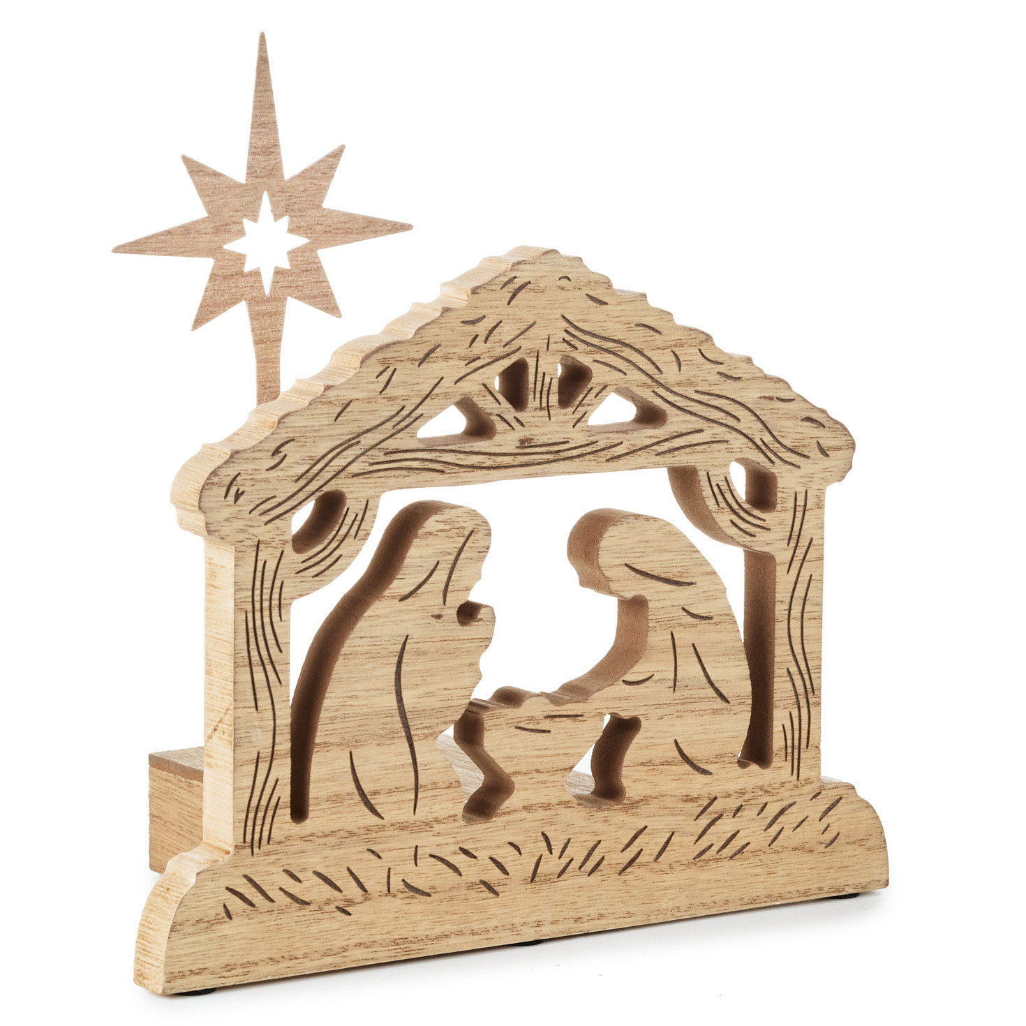 Nativity Shadowcaster Tabletop Decoration With Light
