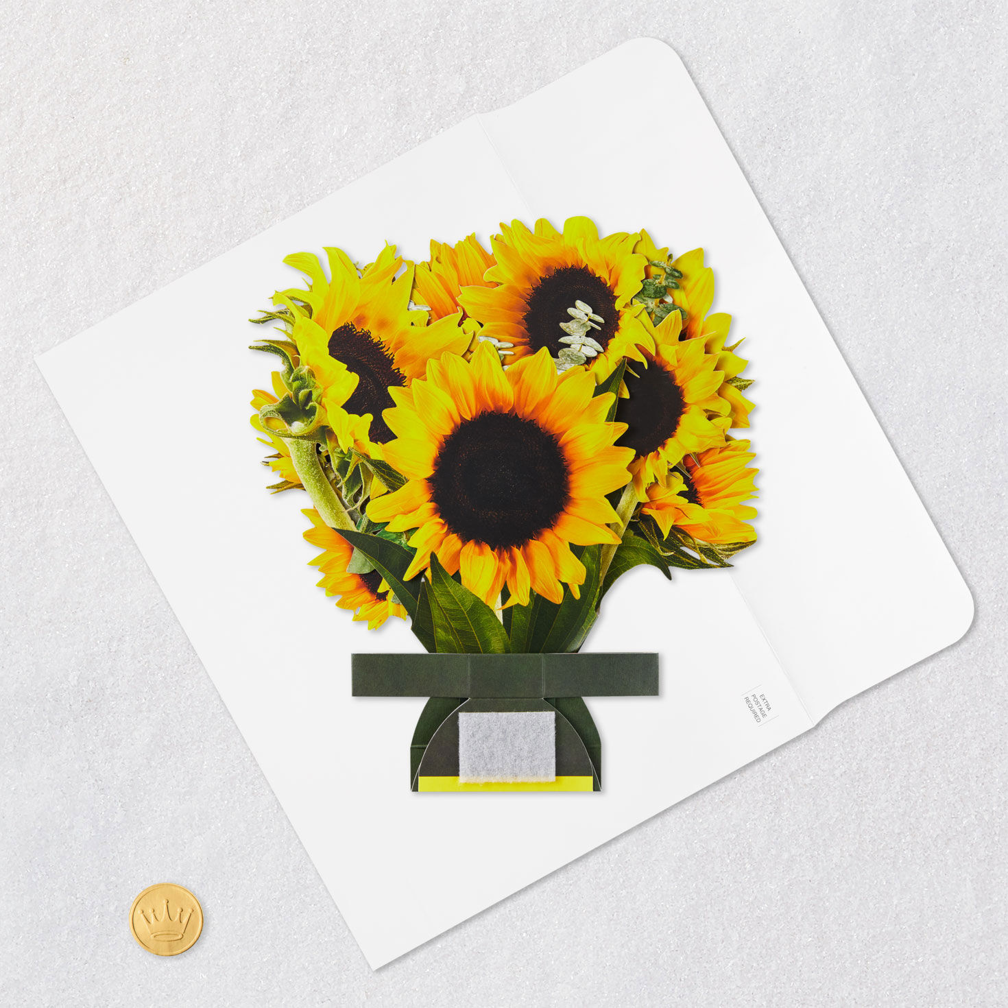 Build-a-Bouquet Sunflowers Pop-Up Paper Flowers - Greeting