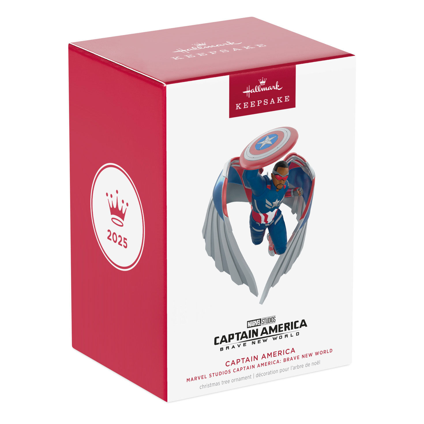 Captain America Brave New World Keepsake Ornament package front image number 7