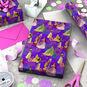 Disney Princess Bold Purple Floral Wrapping Paper Roll, 17.5 sq. ft., , large image number 3