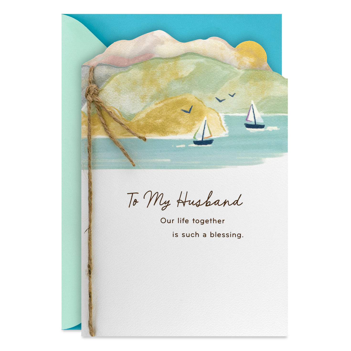Our Life Is Such a Blessing Birthday Card for Husband