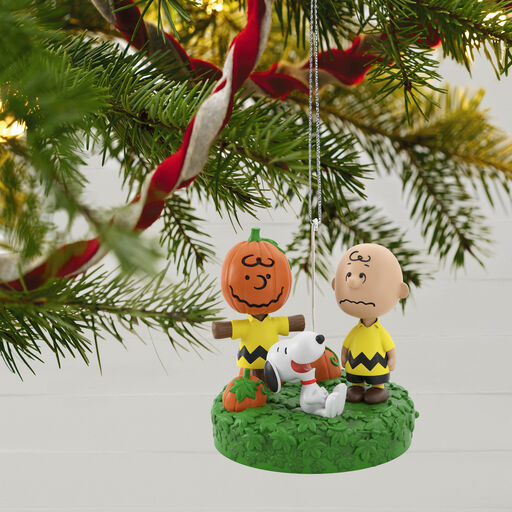 The Peanuts® Gang Snoopy’s Scarecrow Shenanigans Musical Ornament With Light, 