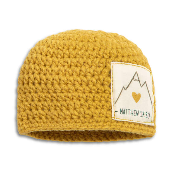 Demdaco Faith Can Move Mountains Hat & Booties Gift Set, , large image number 2
