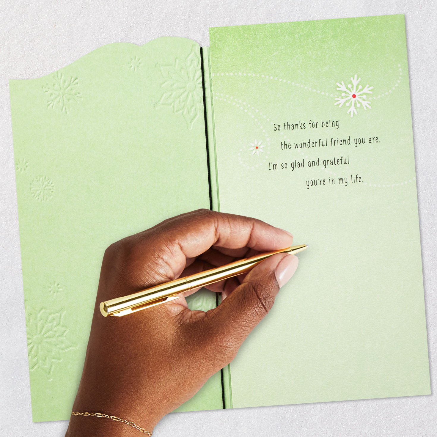 Thanks for Being Such a Wonderful Friend Christmas Card for only USD 4.99 | Hallmark