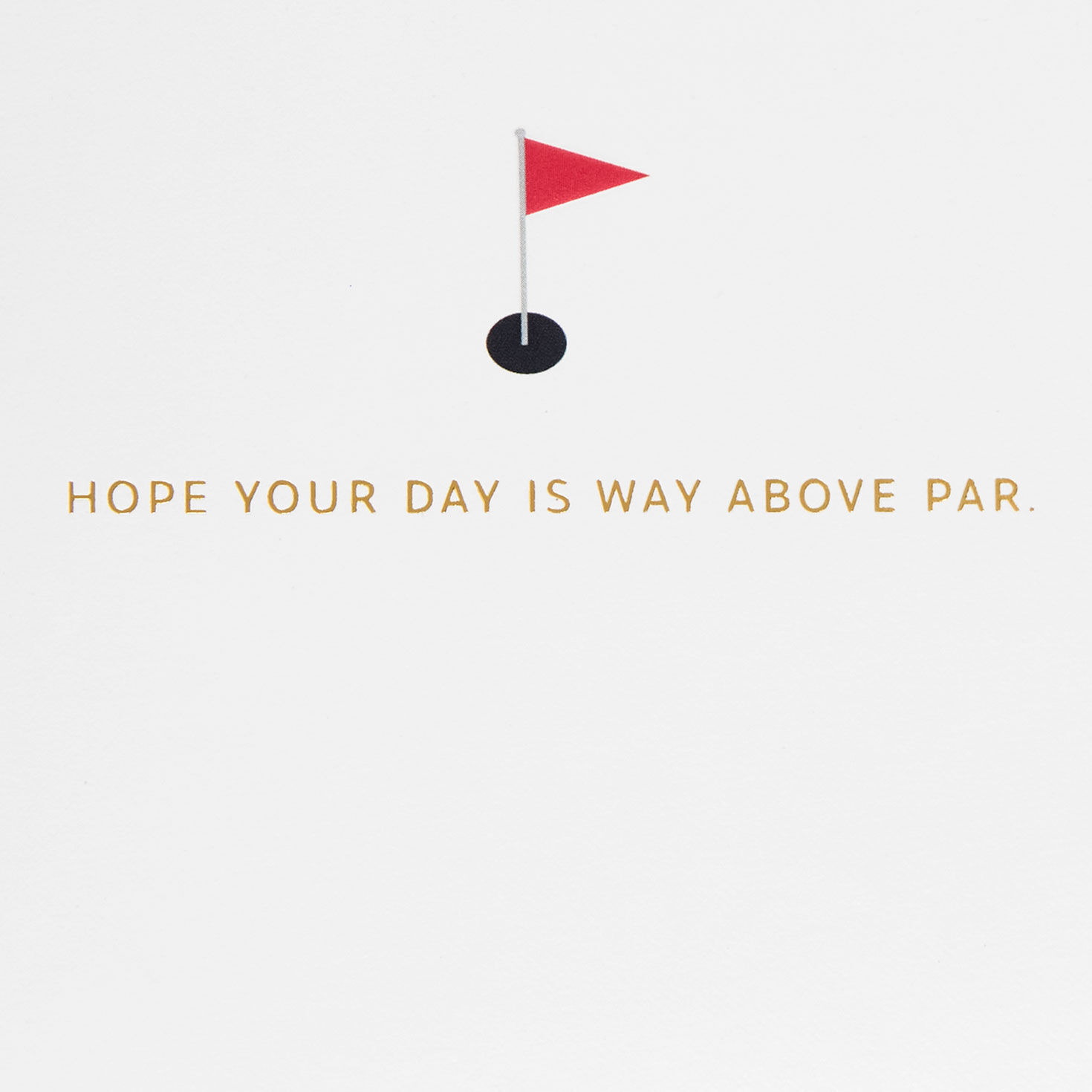 Golf Green and Putter Father's Day Card Sentiment image number 2