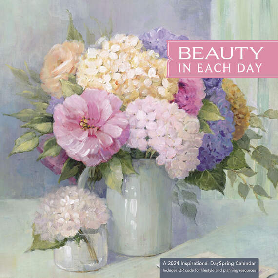 DaySpring Beauty in Each Day 12-Month 2024 Wall Calendar