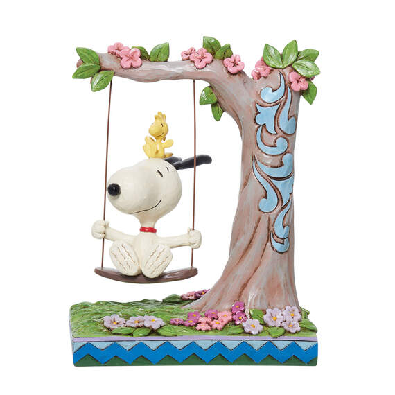 Jim Shore Peanuts Snoopy and Woodstock in Swing Figurine, 8", , large image number 1