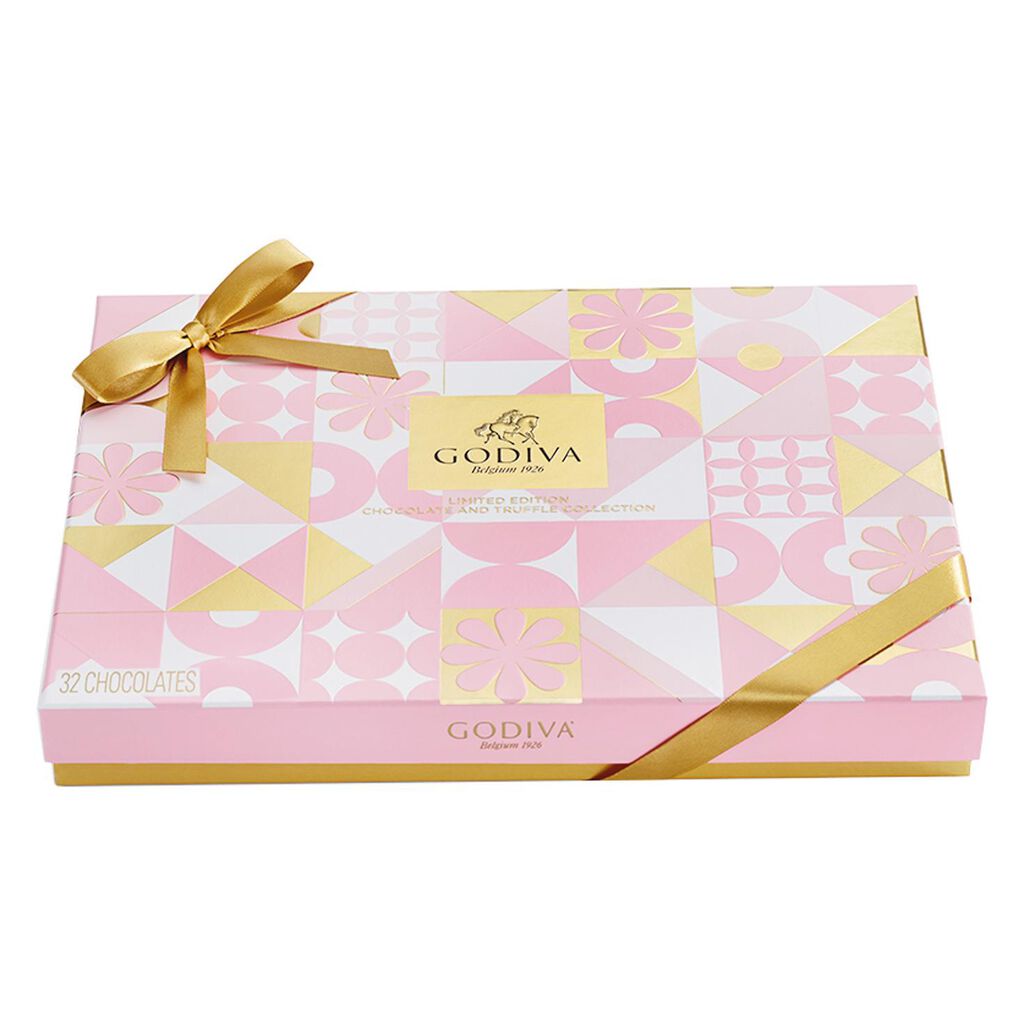 Godiva Assorted Chocolates Spring Gift Box 32 Pieces Candy