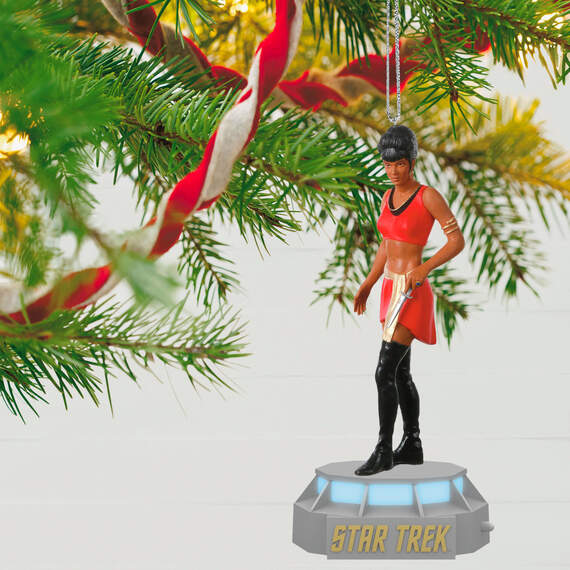 Star Trek™ Mirror, Mirror Collection Lieutenant Nyota Uhura Ornament With Light and Sound, , large image number 2