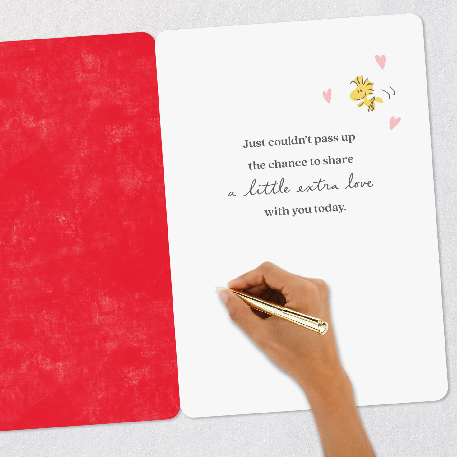 Peanuts® Sharing a Little Extra Love, Snoopy Hug Valentine's Day Card for only USD 5.99 | Hallmark