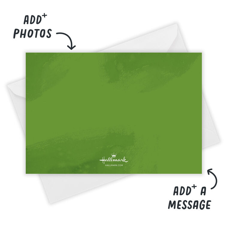 Bold Holly Flat Holiday Photo Card, , large image number 2