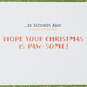 Pawsome Christmas Card From the Dog, , large image number 2