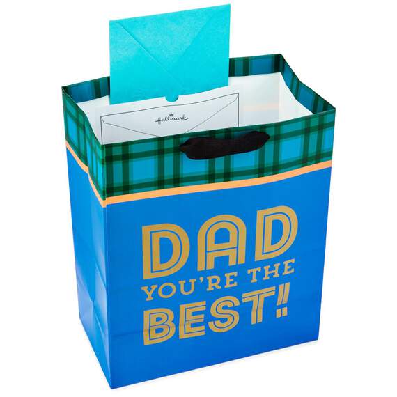Dad You're the Best Large Gift Bag, 13", , large image number 2