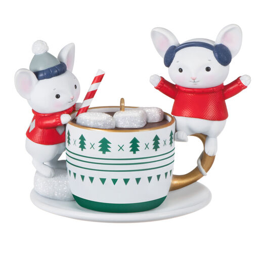 Merry Mice With Hot Cocoa Ornament, 