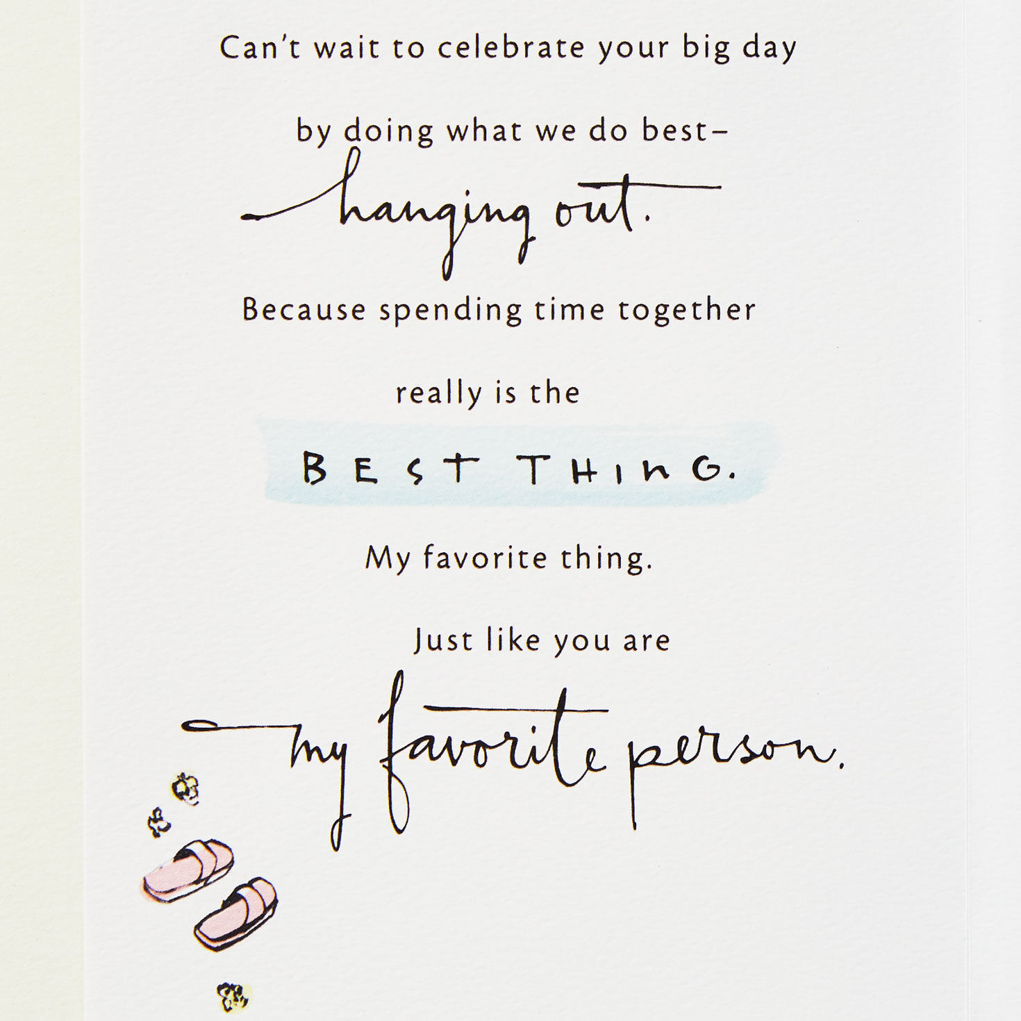 Couple on Couch Illustration Birthday Card Card Front image number 2