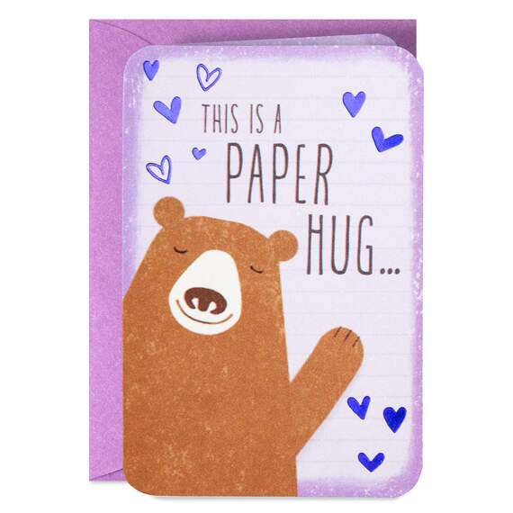 3.25" Mini Bear Hug Thinking of You Card, , large image number 3