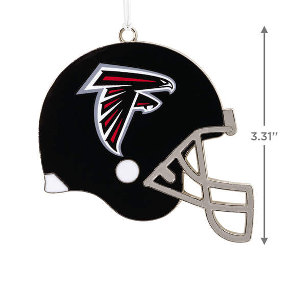 NFL Atlanta Falcons Football Helmet Metal Hallmark Ornament, , large image number 3