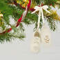 Baby's First Christmas Monogram Booties Porcelain Personalized Ornament, , large image number 2