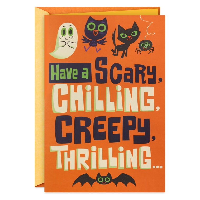 Chilling and Thrilling Musical Pop-Up Halloween Card