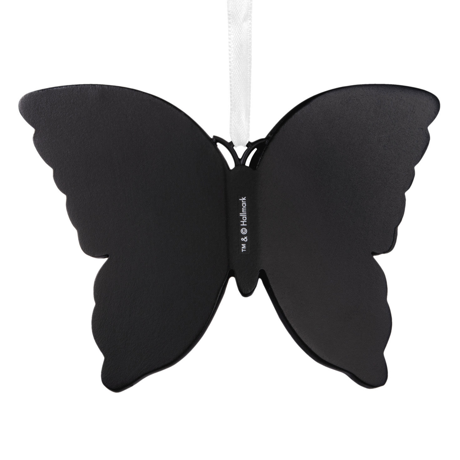 Rainbow Butterfly Christmas Ornament Back image number 6