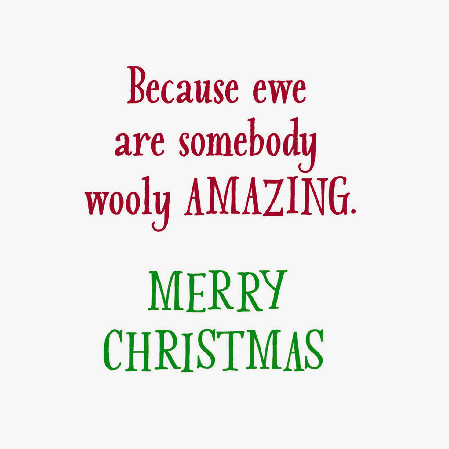 Funny Sheep in Ugly Sweater Christmas Card for Godson Sentiment image number 2