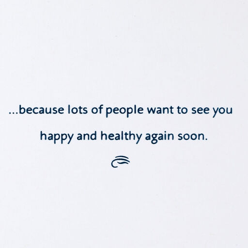 Get Your Strength Back Get Well Card, 