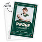 Peace on Earth Flat Christmas Photo Card, , large image number 2