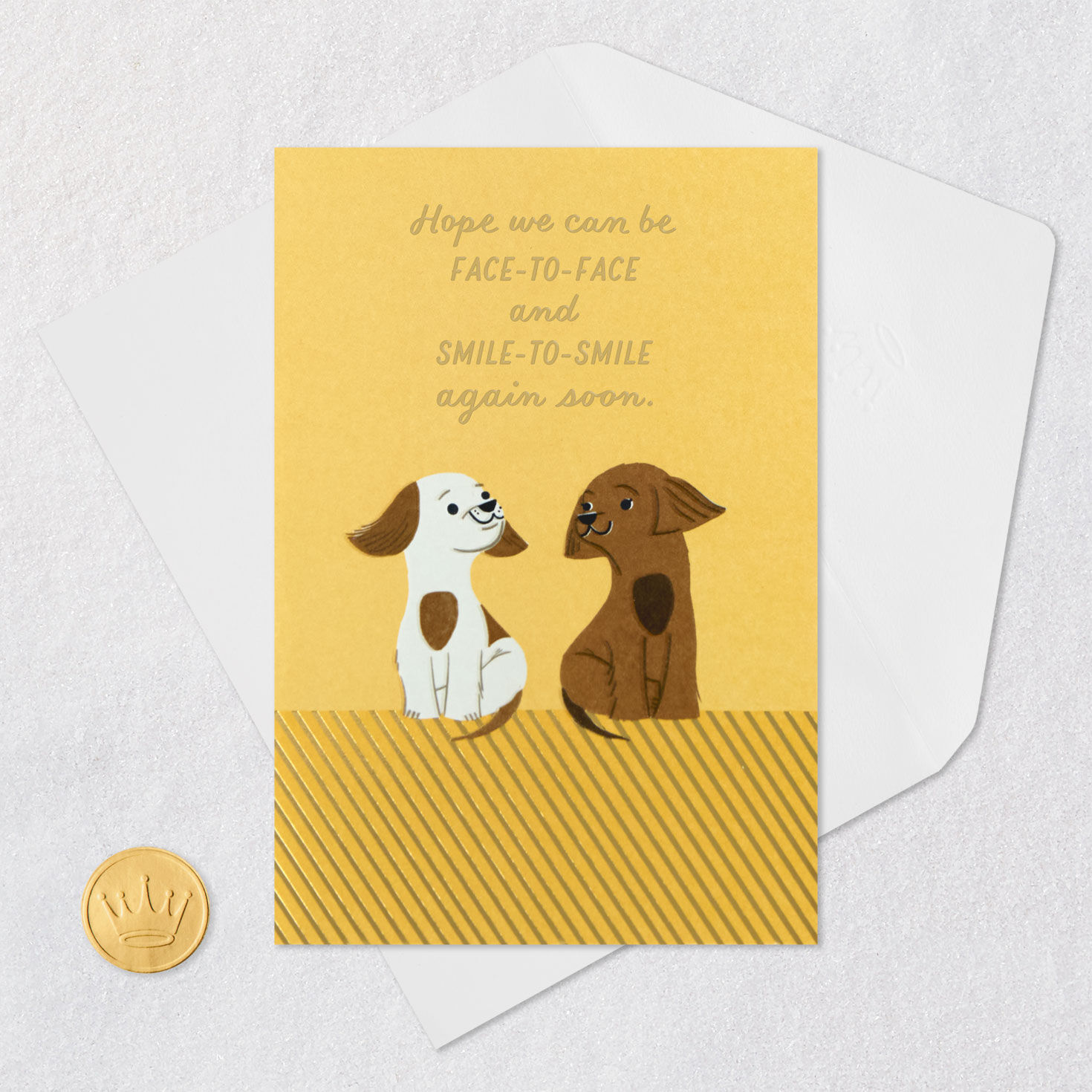 Hope to See You Smile-to-Smile Soon Miss You Card for only USD 4.99 | Hallmark