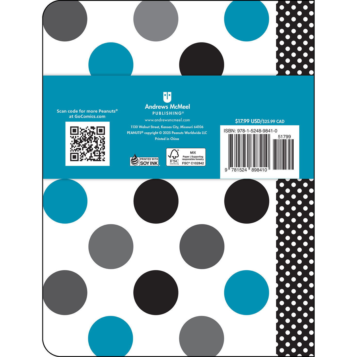 Peanuts Snoopy 2026 12-Month Planner back image number 2