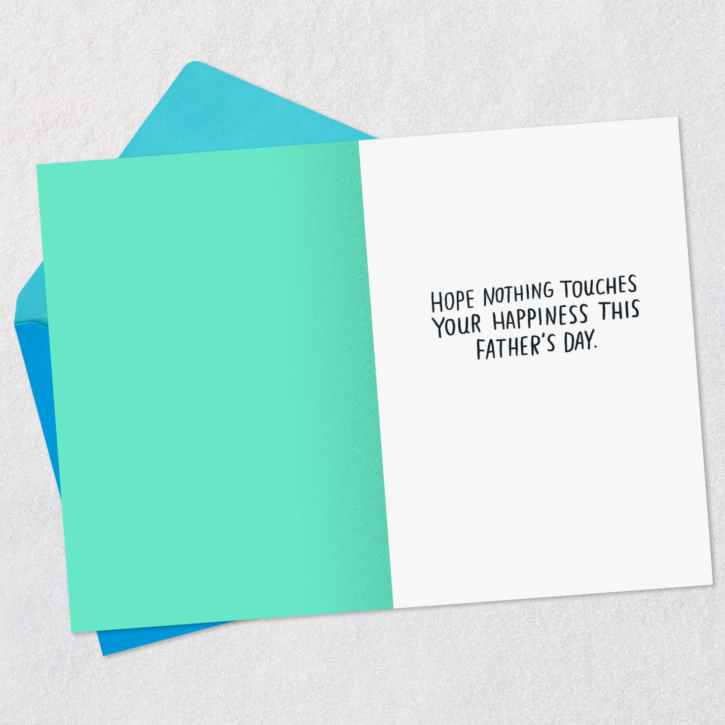 Dad Thermostat Wars Funny Father's Day Card Open card with envelope image number 3