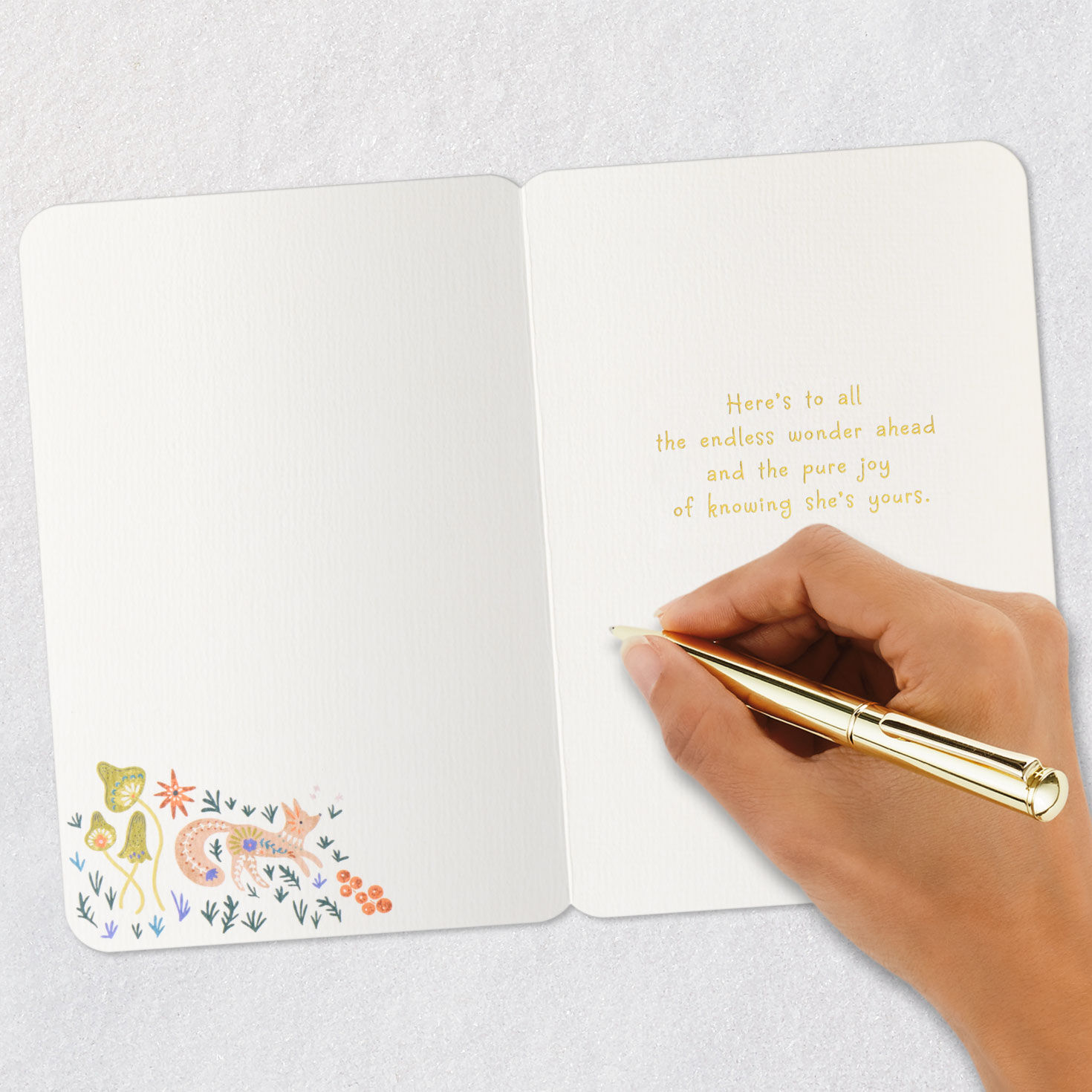 Endless Wonder and Pure Joy New Baby Girl Card for only USD 4.99 | Hallmark