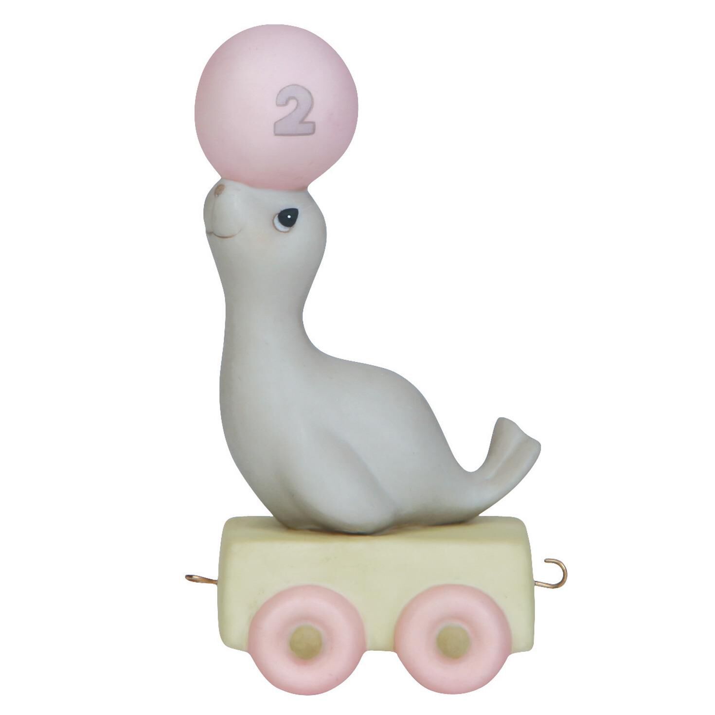 Precious Moments God Bless You On Your Birthday Seal  Figurine, Age 2