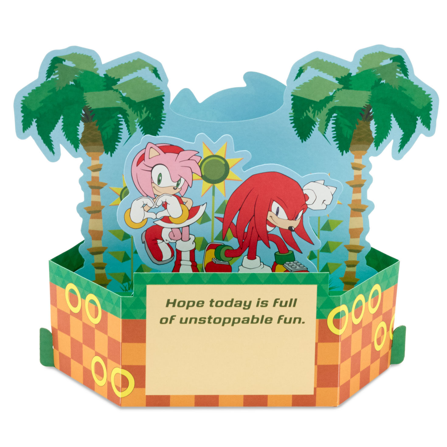 Sonic the Hedgehog™ Let the Good Times Roll 3D Pop-Up Birthday Card for Kids for only USD 8.99 | Hallmark