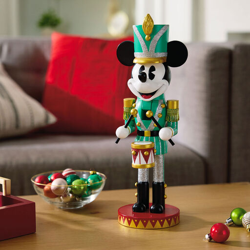 Disney 100 Years of Wonder Mickey Mouse Holiday Nutcracker Figurine, 13.7", 