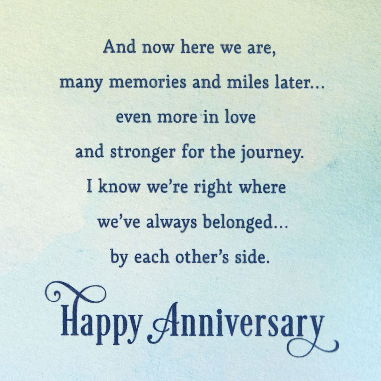 Sailboat in Sea Husband Anniversary Card sentiment image number 3