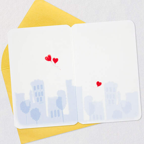 3.25" Mini Ooh-La-La Eiffel Tower and Heart Blank Love Card, , large image number 3