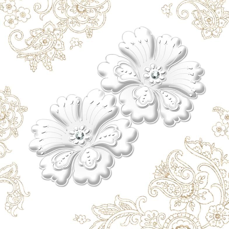 Paisley and Flowers Blank Card