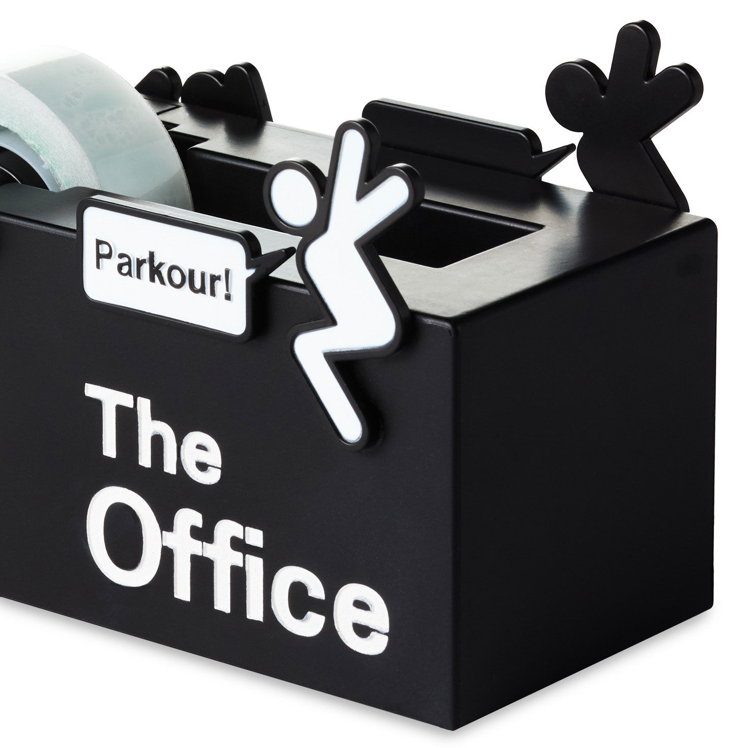 The Office Tape Dispenser With Parkour Quotes closeup view image number 4